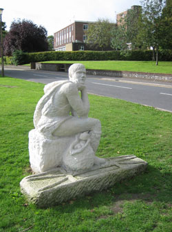 Image of St. Cuthman of Steyning Image of St. Cuthman of Steyning