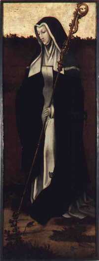Image of St. Gertrude of Nivelles Image of St. Gertrude of Nivelles
