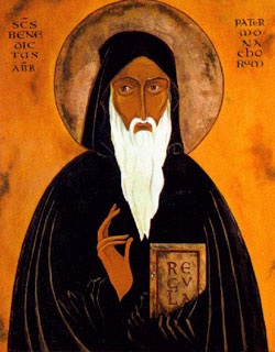 Image of St. Benedict of Nursia Image of St. Benedict of Nursia