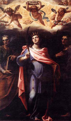 Image of St. Flavia Domitilla Image of St. Flavia Domitilla