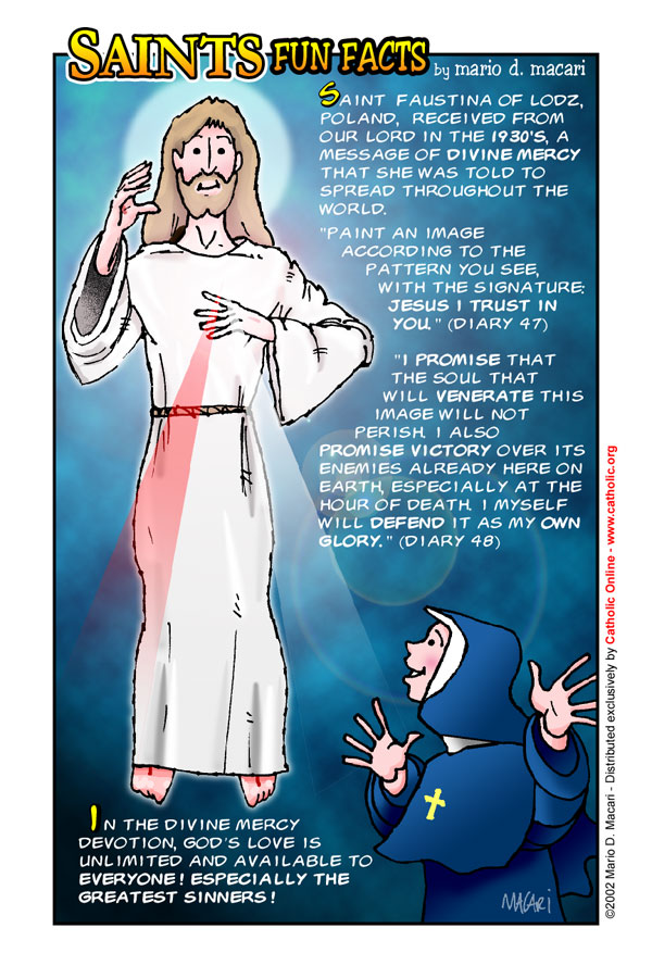 St. Faustina Kowalska Fun Fact St. Faustina Kowalska Fun Fact Image