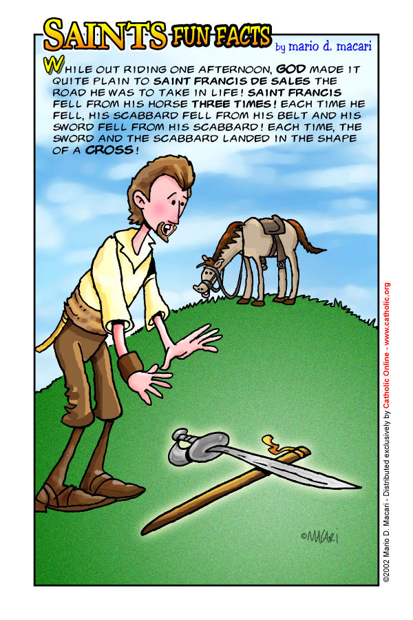 St. Francis de Sales Fun Fact St. Francis de Sales Fun Fact Image