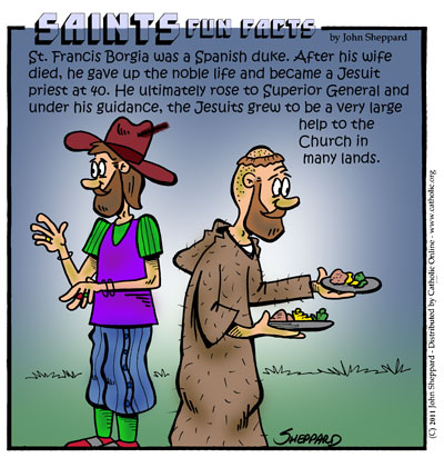 St. Francis Borgia Fun Fact St. Francis Borgia Fun Fact Image