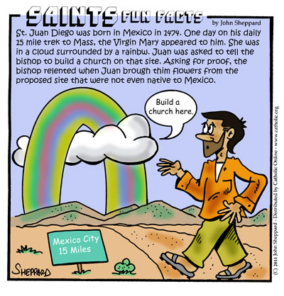 St. Juan Diego Fun Fact St. Juan Diego Fun Fact Image