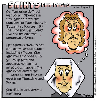 St. Catherine de Ricci Fun Fact St. Catherine de Ricci Fun Fact Image