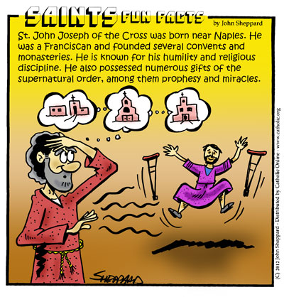 St. John Joseph of the Cross Fun Fact St. John Joseph of the Cross Fun Fact Image