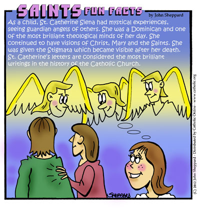 St. Catherine of Siena Fun Fact St. Catherine of Siena Fun Fact Image
