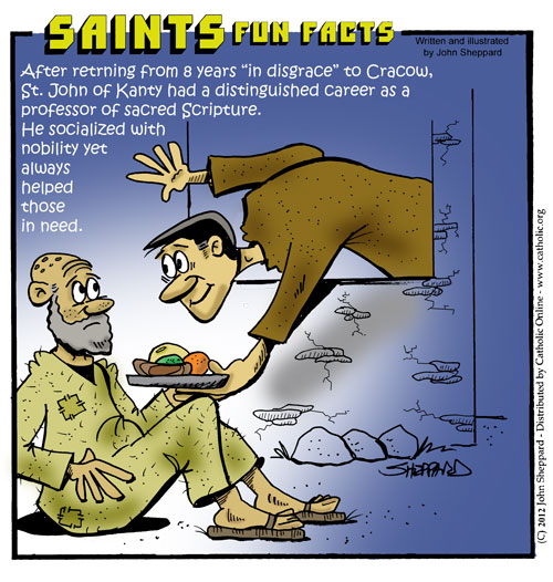 St. John of Kanty Fun Fact St. John of Kanty Fun Fact Image