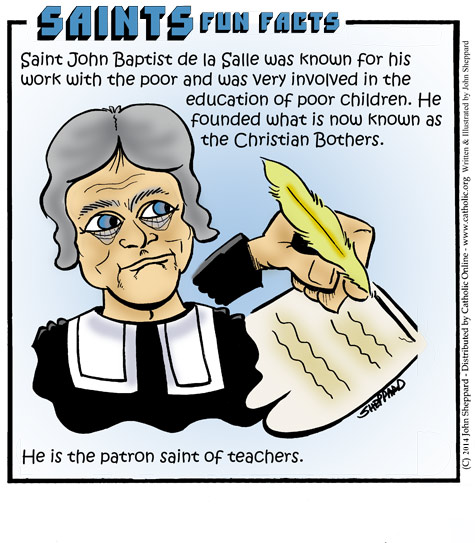 St. John Baptist de la Salle Fun Fact St. John Baptist de la Salle Fun Fact Image
