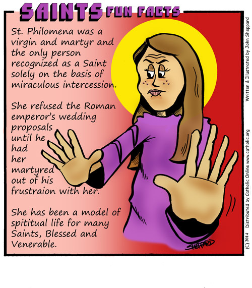 St. Philomena Fun Fact St. Philomena Fun Fact Image