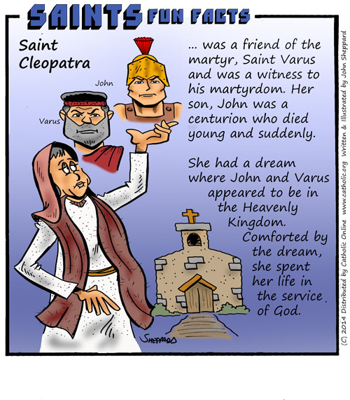 St. Cleopatra Fun Fact St. Cleopatra Fun Fact Image