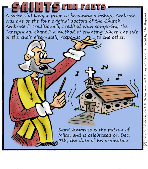 St. Ambrose Fun Fact St. Ambrose Fun Fact Image