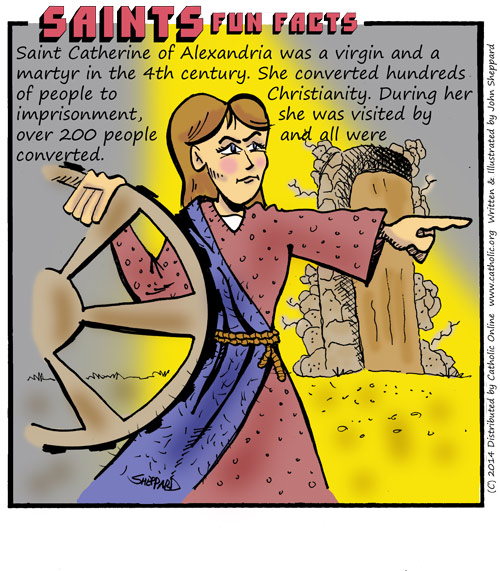 St. Catherine of Alexandria Fun Fact St. Catherine of Alexandria Fun Fact Image