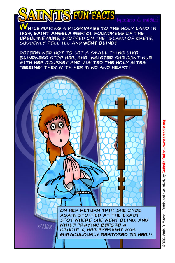 St. Angela Merici Fun Fact St. Angela Merici Fun Fact Image