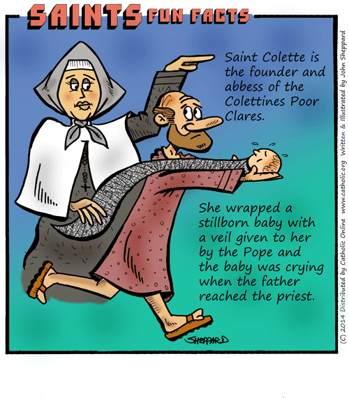 St. Colette Fun Fact St. Colette Fun Fact Image