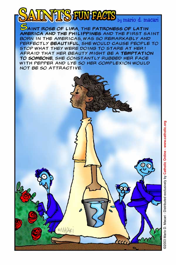 St. Rose of Lima Fun Fact St. Rose of Lima Fun Fact Image