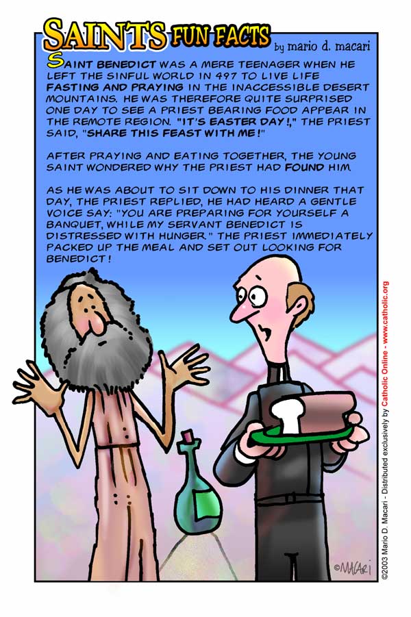 St. Benedict Fun Fact St. Benedict Fun Fact Image