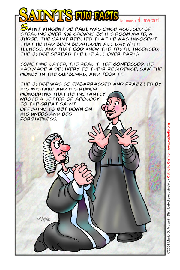 St. Vincent de Paul Fun Fact St. Vincent de Paul Fun Fact Image