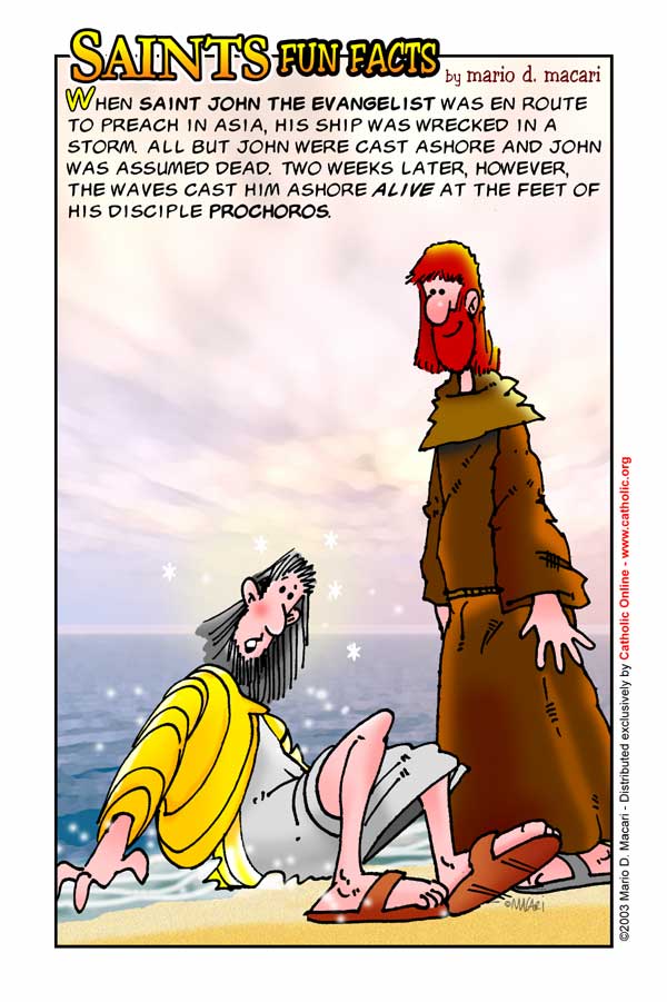 St. John the Evangelist Fun Fact St. John the Evangelist Fun Fact Image