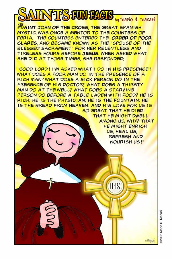 St. John of the Cross Fun Fact St. John of the Cross Fun Fact Image
