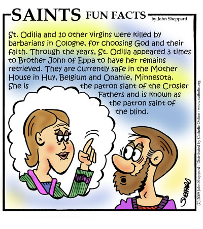 St. Odilia Fun Fact St. Odilia Fun Fact Image