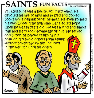 St. Celestine Fun Fact St. Celestine Fun Fact Image