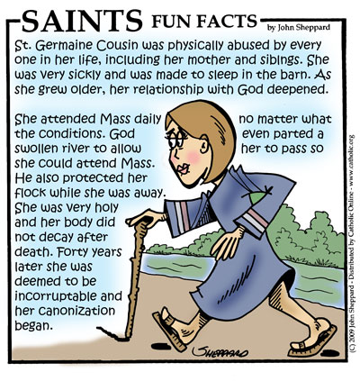 St. Germaine Cousin Fun Fact St. Germaine Cousin Fun Fact Image