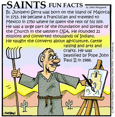 St. Junipero Serra Fun Fact St. Junipero Serra Fun Fact Image