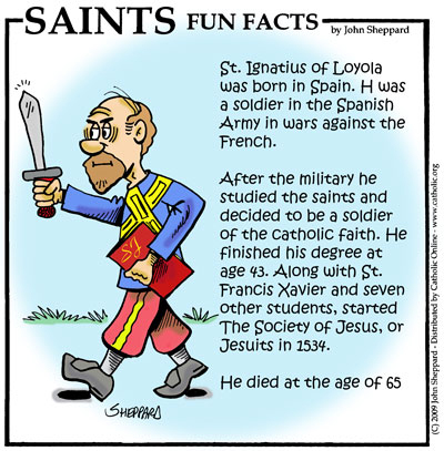 St. Ignatius Loyola Fun Fact St. Ignatius Loyola Fun Fact Image