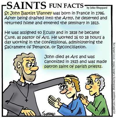 St. John Vianney Fun Fact St. John Vianney Fun Fact Image