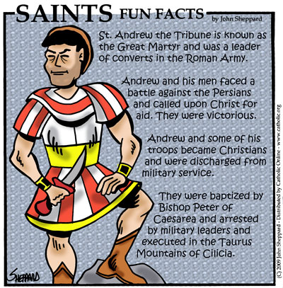 St. Andrew the Tribune Fun Fact St. Andrew the Tribune Fun Fact Image