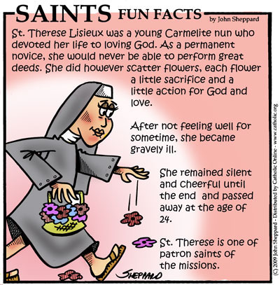 St. Therese of Lisieux Fun Fact St. Therese of Lisieux Fun Fact Image