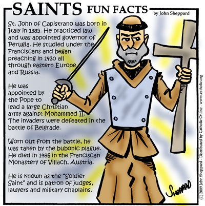 St. John of Capistrano Fun Fact St. John of Capistrano Fun Fact Image