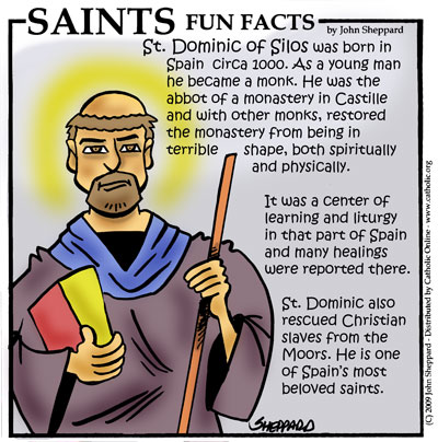 St. Dominic of Silos Fun Fact St. Dominic of Silos Fun Fact Image