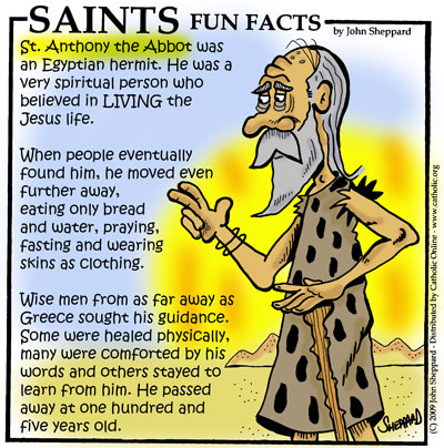 St. Anthony the Abbot Fun Fact St. Anthony the Abbot Fun Fact Image