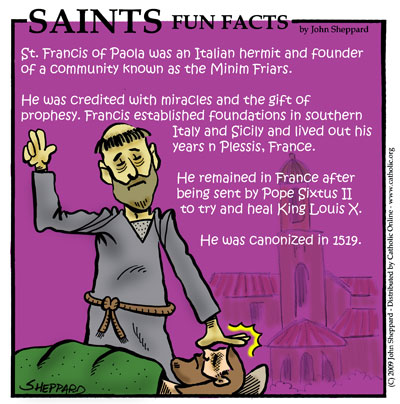 St. Francis of Paola Fun Fact St. Francis of Paola Fun Fact Image