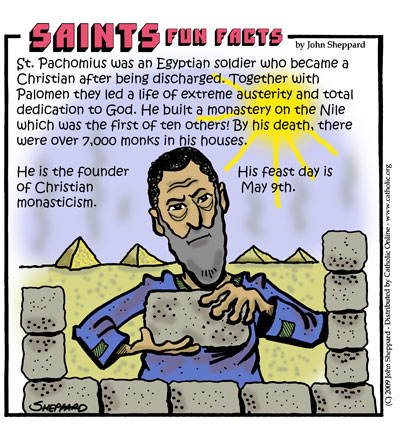 St. Pachomius Fun Fact St. Pachomius Fun Fact Image